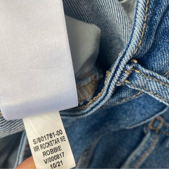 Old Navy Jeans Rockstar Super Skinny Distressed Mid Rise Sz 2 - Picture 8 of 11